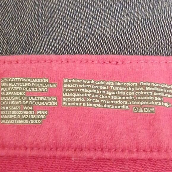 WONDER NATION Girls Bundle of 2 Shorts. Size L 10-12. Cuffed and Pockets - Picture 6 of 14